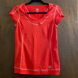 REI athletic shirt.  Like new!  Deep coral color